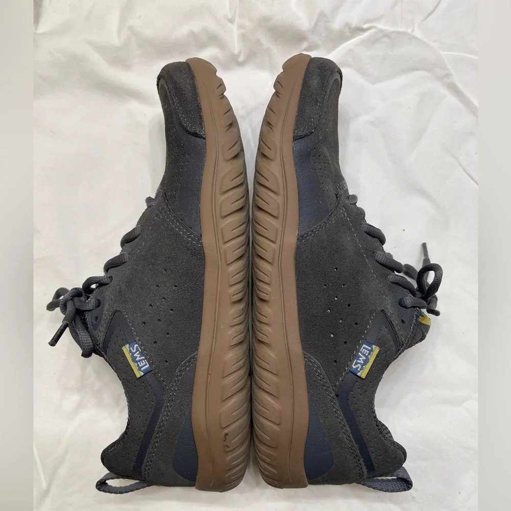 LEMS PRIMAL ZEN SUEDE GRAPHITE dark grey MENS 10 zero drop shoes wide toe box - Picture 6 of 10